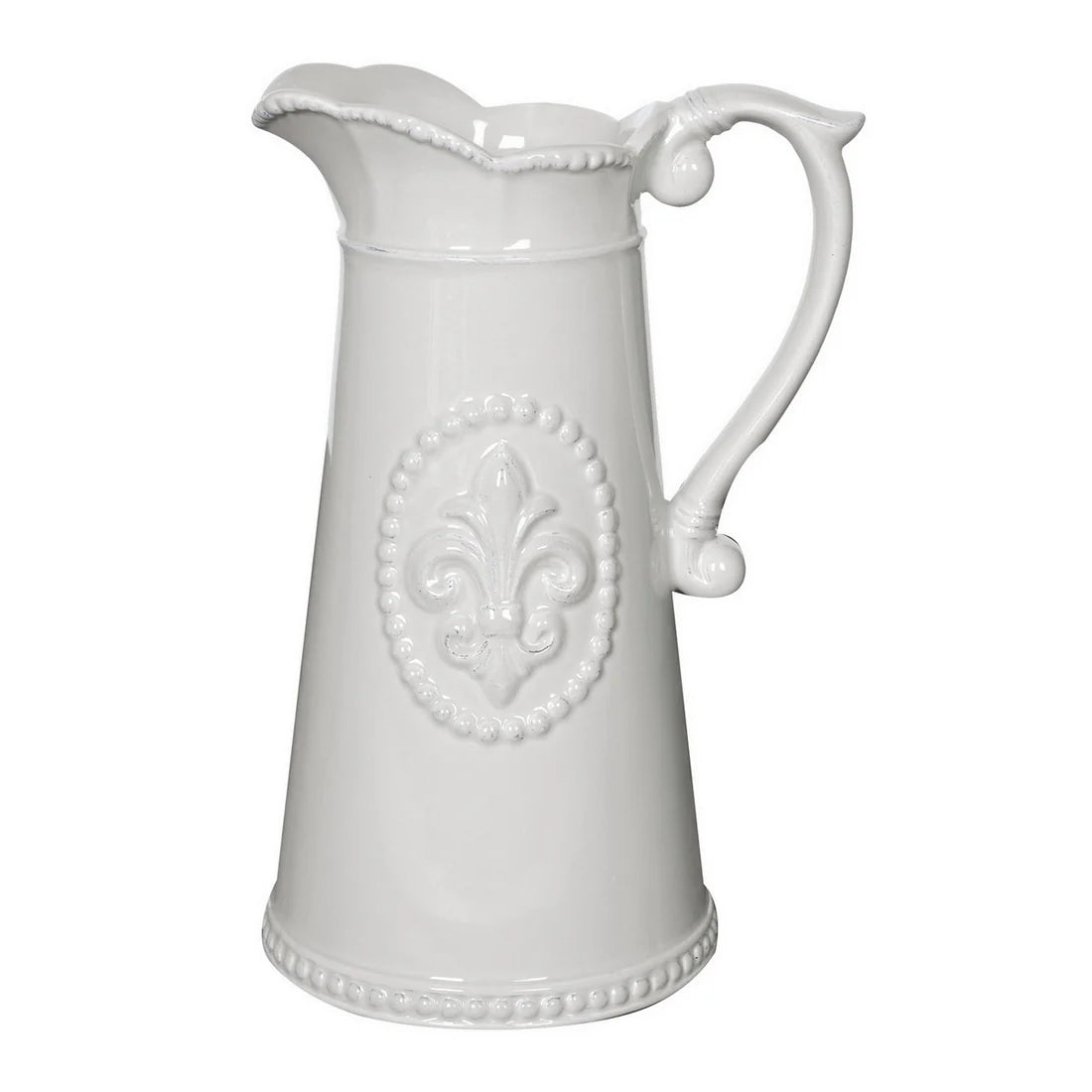 white ceramic pitcher