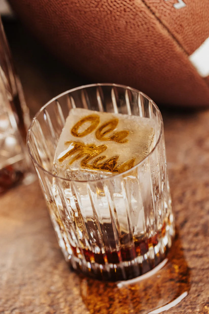 Large Ole Miss-Script Ice Mold