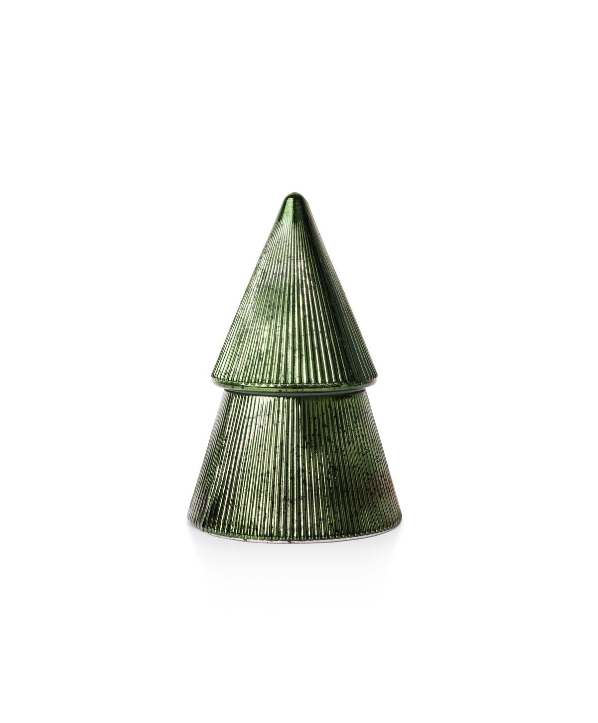 The Smell of Tree Plaid Glass Tree Candle