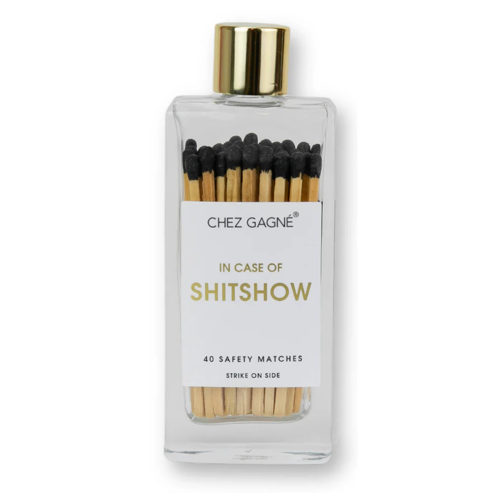 Chez Gagne- Matches in Glass Bottle