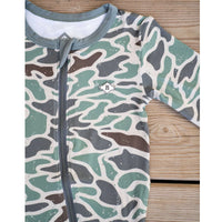 Baby Zip Up-Retro Duck Camo