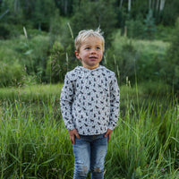 Youth Performance Hoodie-Ducks And Dogs