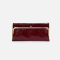 Rachel Continental Wallet- Garnet Gloss