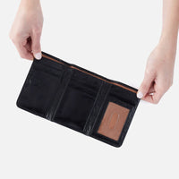 Jill Trifold Wallet -Black