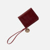 Coin Wristlet Wallet- Garnet Gloss
