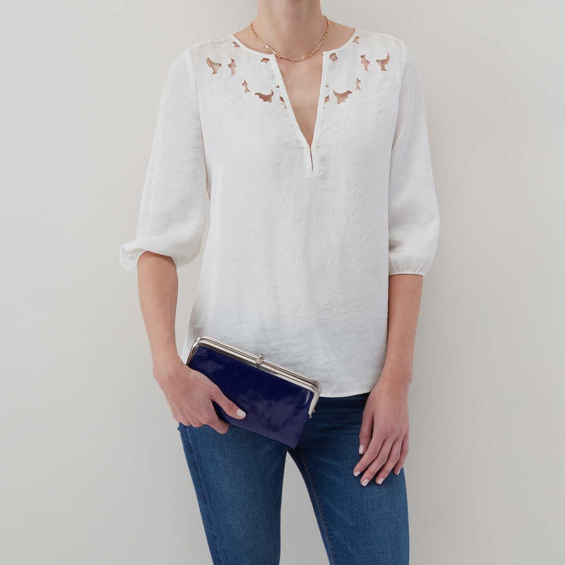 Lauren Clutch Wallet- Winter Violet