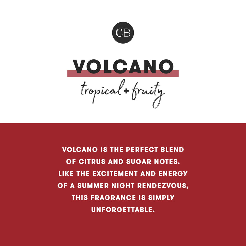 Volcano Holiday Mercury Inverted Candle, 10oz