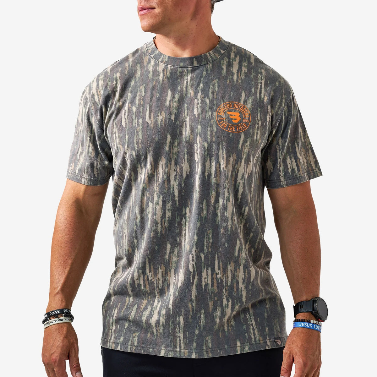 Vintage Washed Graphic Tee-Field Badge