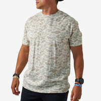 Vintage Wash Short Sleeve T-Shirt in Classic Deer Camo