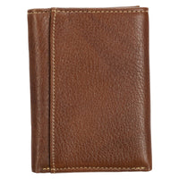 Names of Jesus Classic Brown Full Grain Leather Trifold Wallet