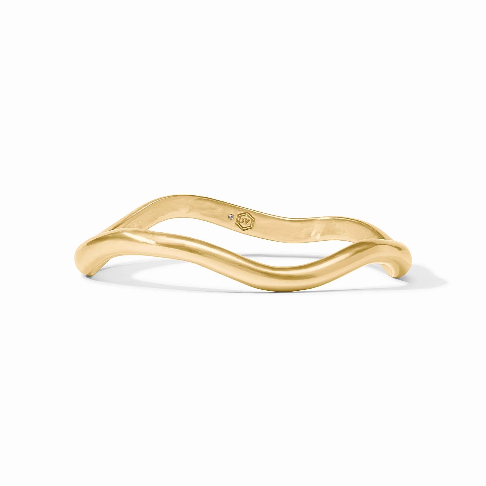 Gold Wave Bangle