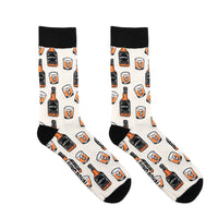 Whiskey Mens Bamboo Crew Socks