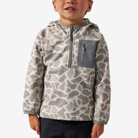 Youth Blaze Tech - Quarter Zip - Classic Deer Camo