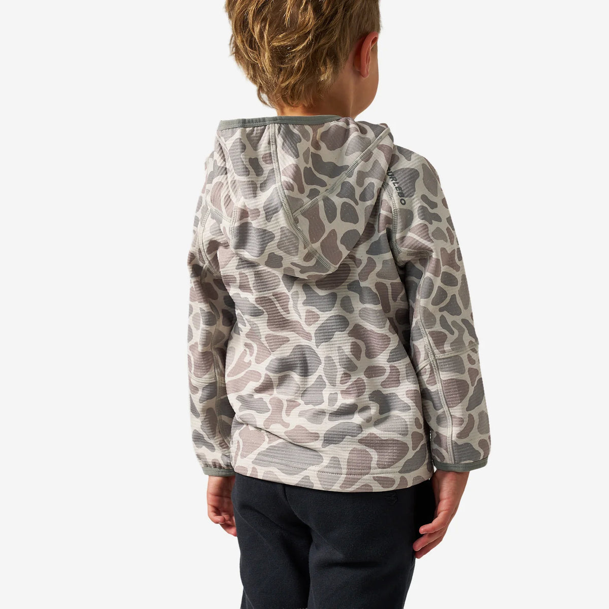 Youth Blaze Tech - Quarter Zip - Classic Deer Camo