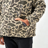 Youth - Fleece Hoodie - Classic Deer Camo