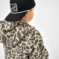 Youth - Fleece Hoodie - Classic Deer Camo