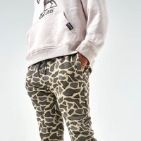 Youth - Fleece Jogger - Classic Deer Camo