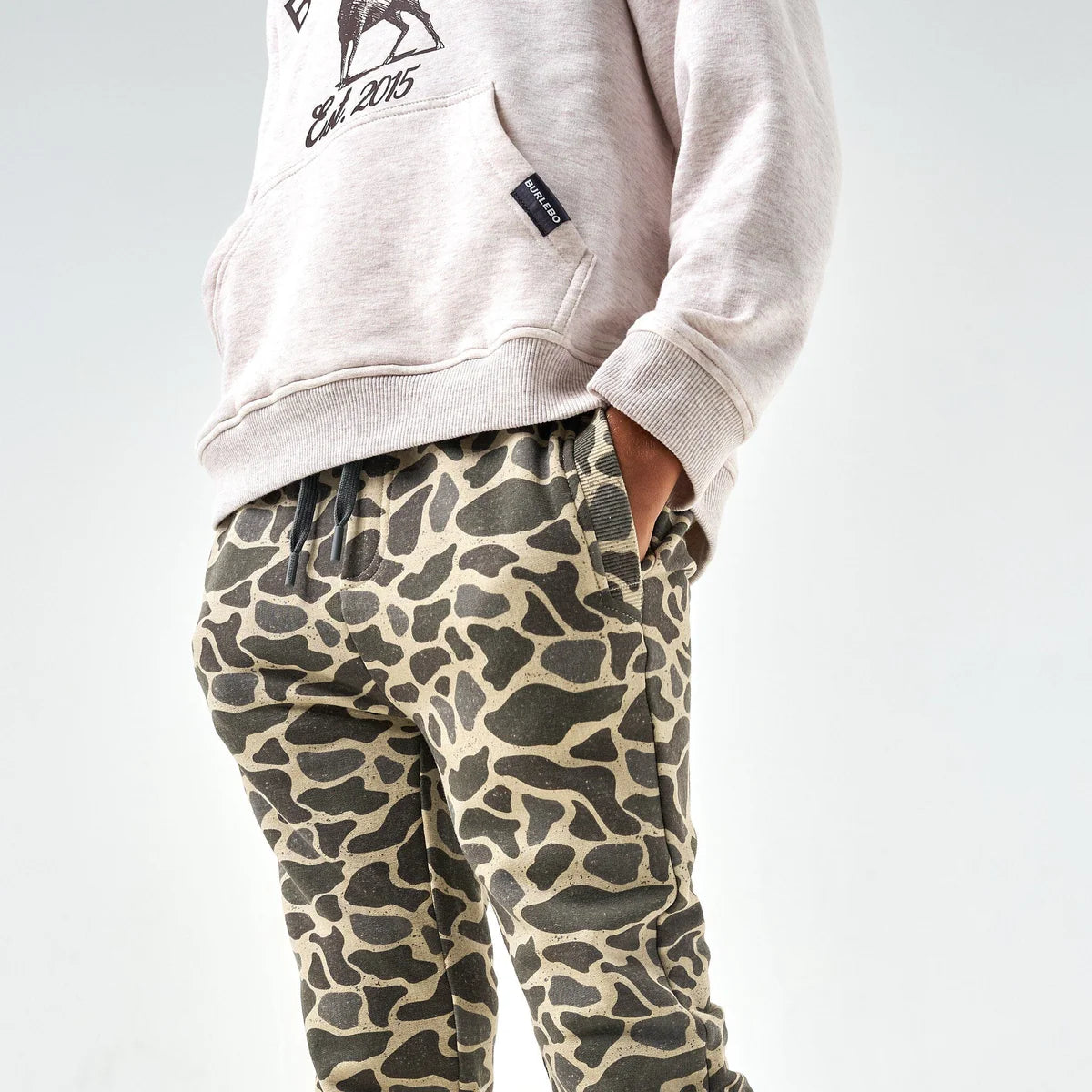 Youth - Fleece Jogger - Classic Deer Camo