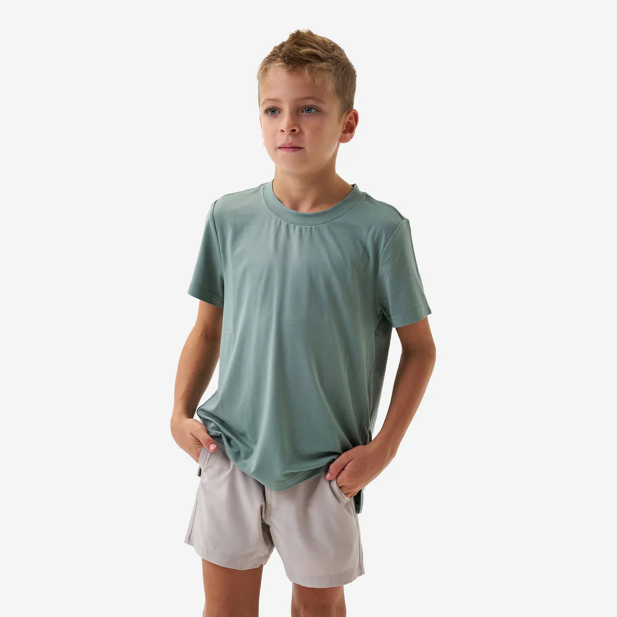 Youth Go To Tee - Sage