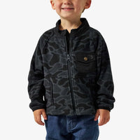 Youth Micro Fleece-Black Camo