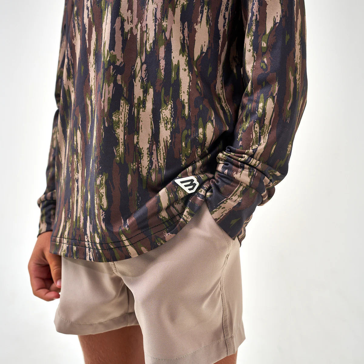 Youth Performance Hoodie-Midland Camo