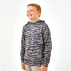 Youth Performance Hoodie-Tiger Stripe Camo-Wetland