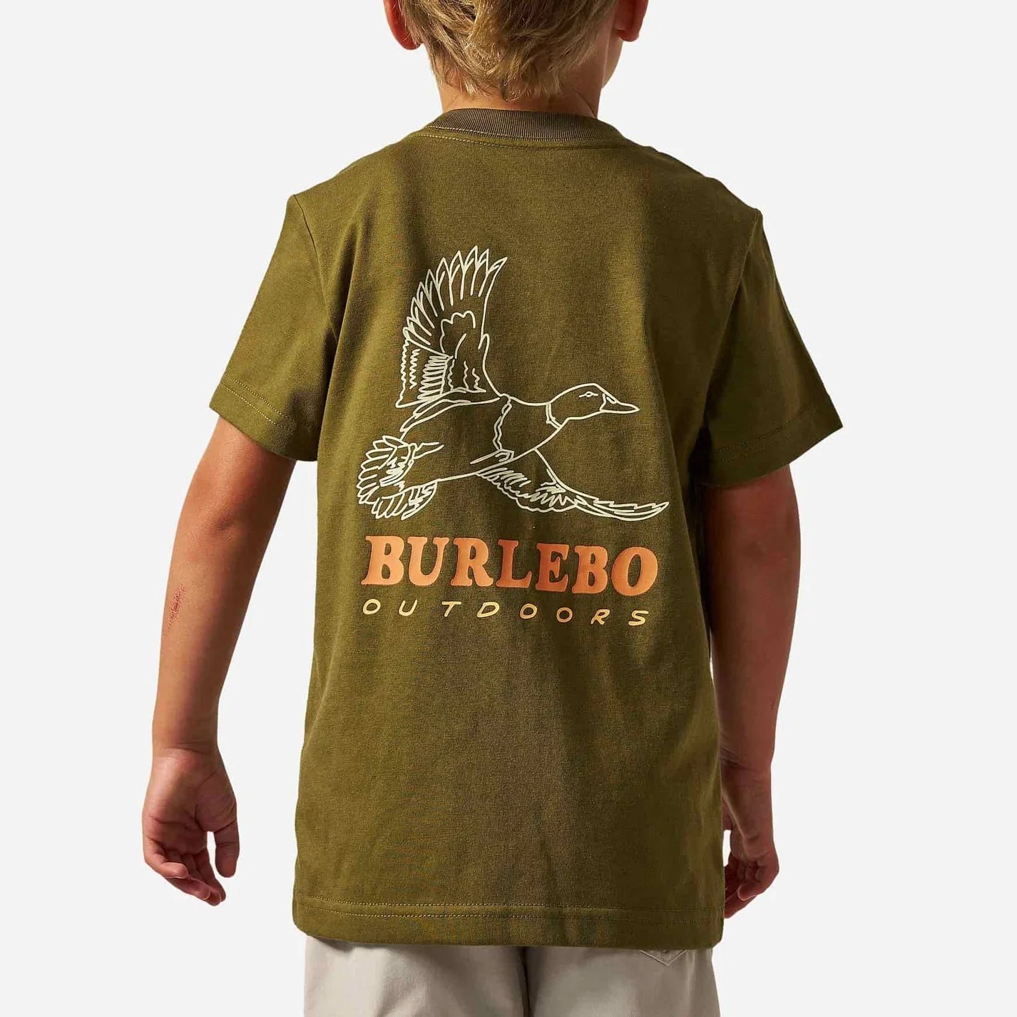 Youth Short Sleeve Tee - Duck Wild - Hunter Green