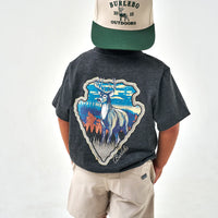 Youth Short Sleeve Tee - Whitetail Season - Heather Black