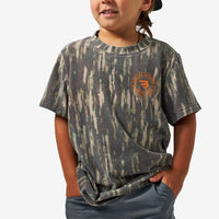 Youth Vintage Washed Graphic Tee - Field Badge