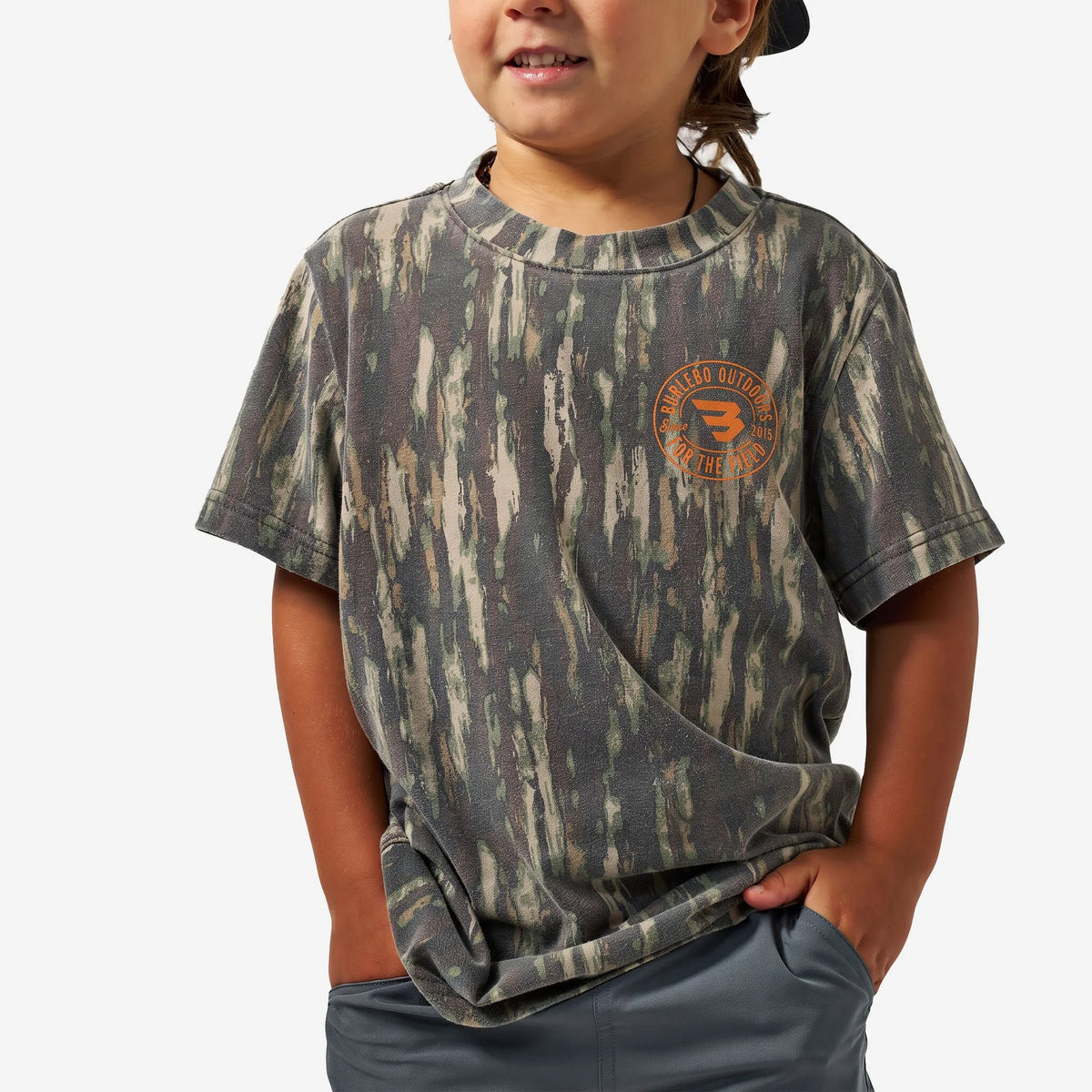 Youth Vintage Washed Graphic Tee - Field Badge
