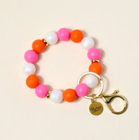 Beaded Hands-Free Keychain Wristlet