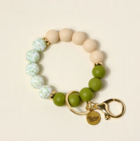 Beaded Hands-Free Keychain Wristlet