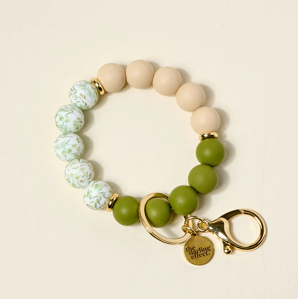 Beaded Hands-Free Keychain Wristlet