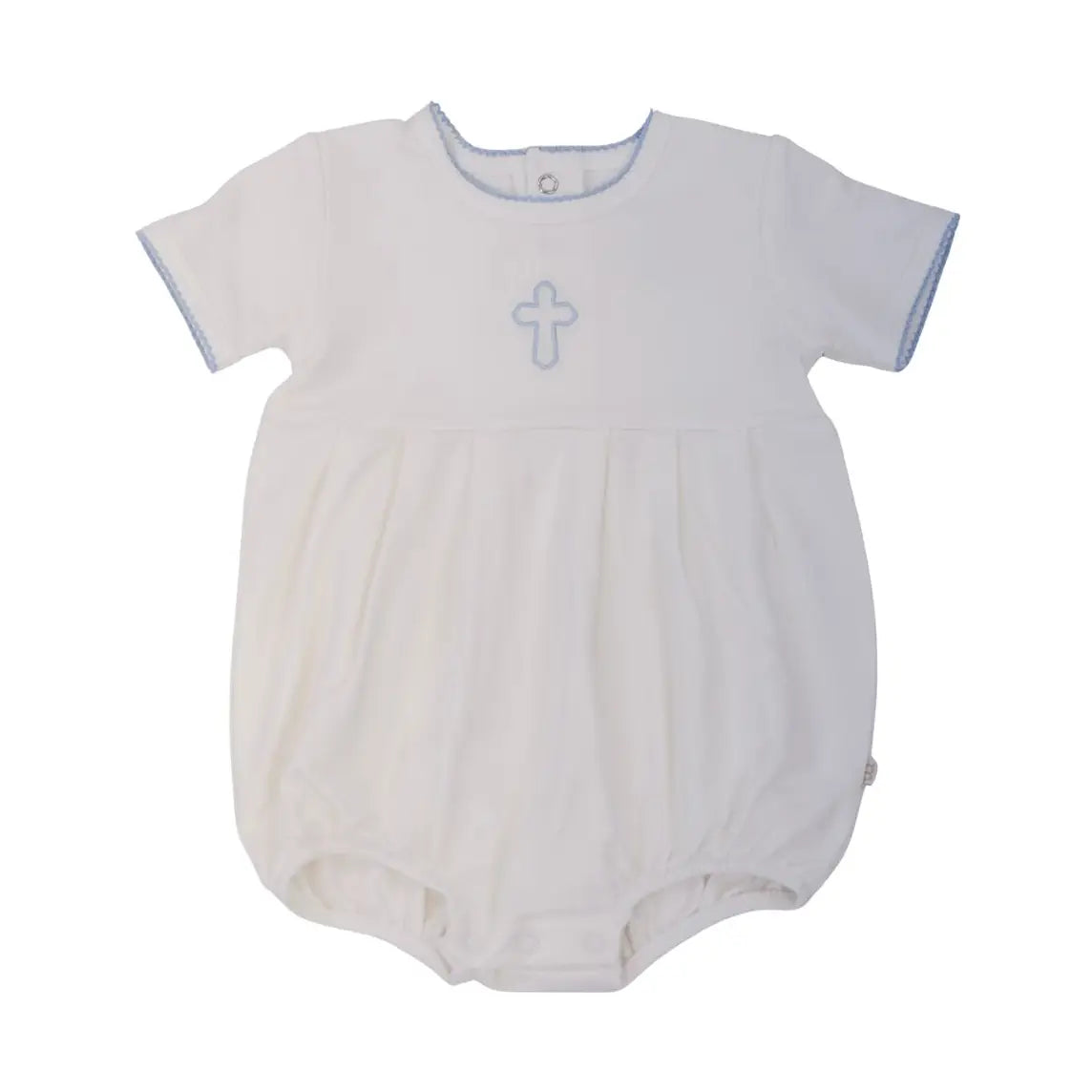 Blue Cross Bubble Romper