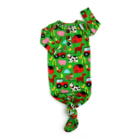 Tanner Farm Animal Bamboo Newborn Gown