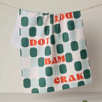 Cypress Tile Talk Tea Towel