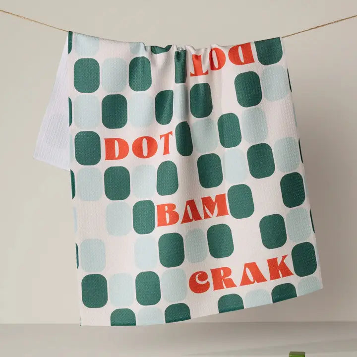 Cypress Tile Talk Tea Towel