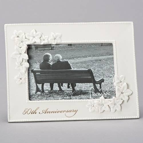 50th Anniversary Loves Blooms Frame- 4X6