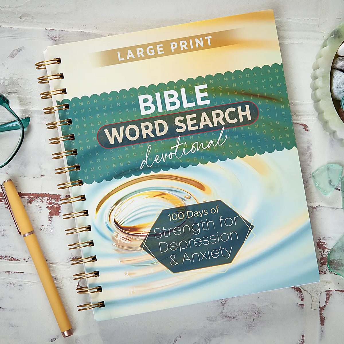 100 Days of Strength For Depression & Anxiety (Word Search)