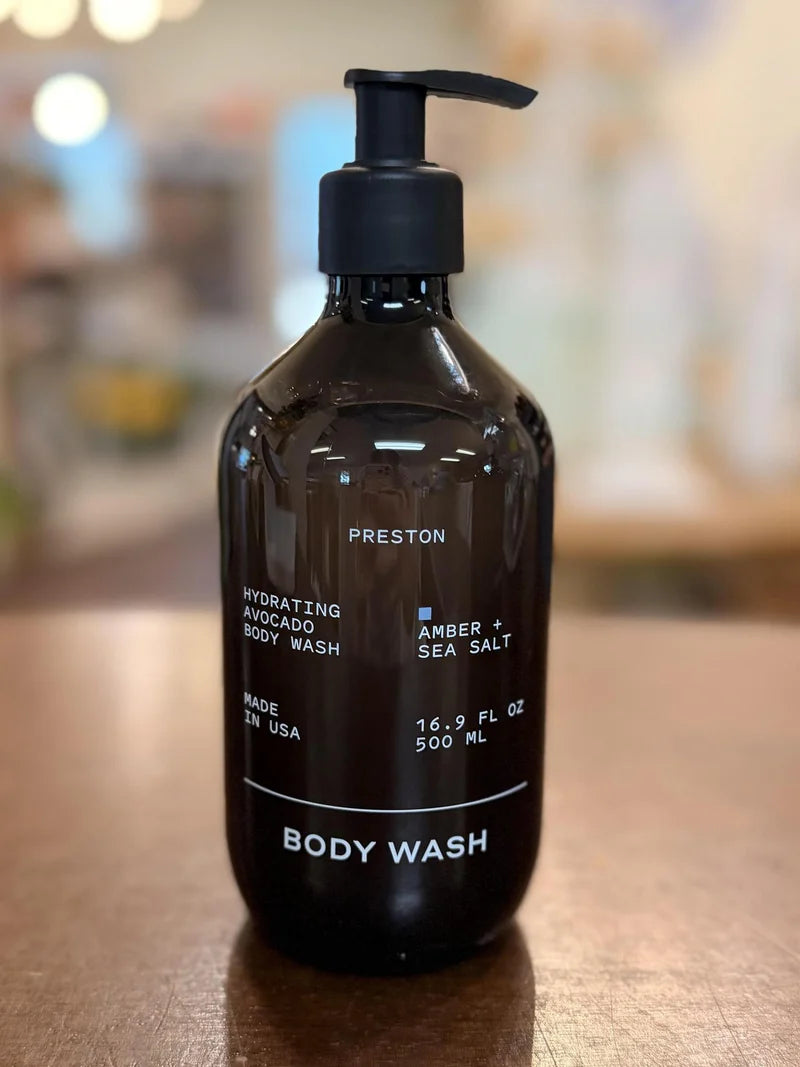 Preston Body Wash - Amber & Sea Salt -16.9oz