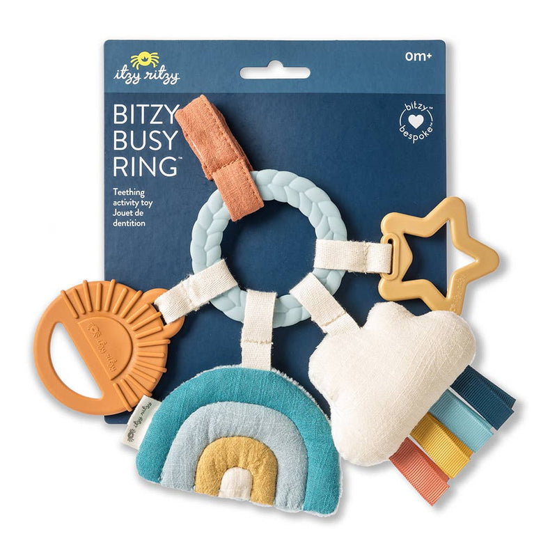 Bitzy Busy Ring Teething Activity Toy Farm