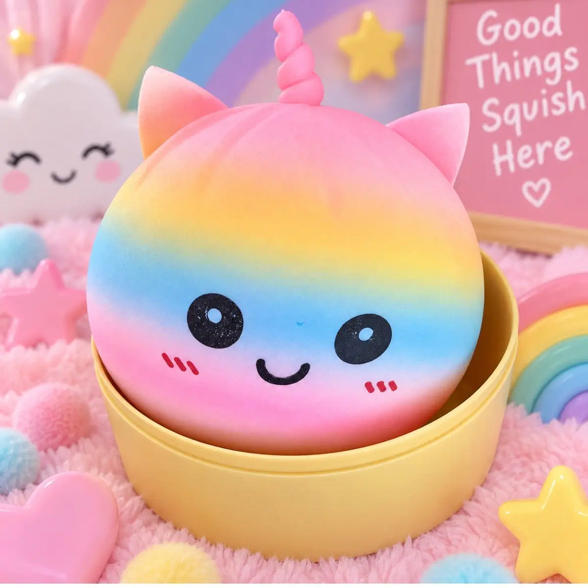 Jumbo Rainbow Unicorn Dumpling