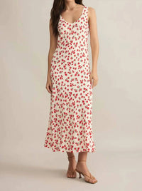 Hana La Rosa Ditsy Maxi Dress Sea Salt