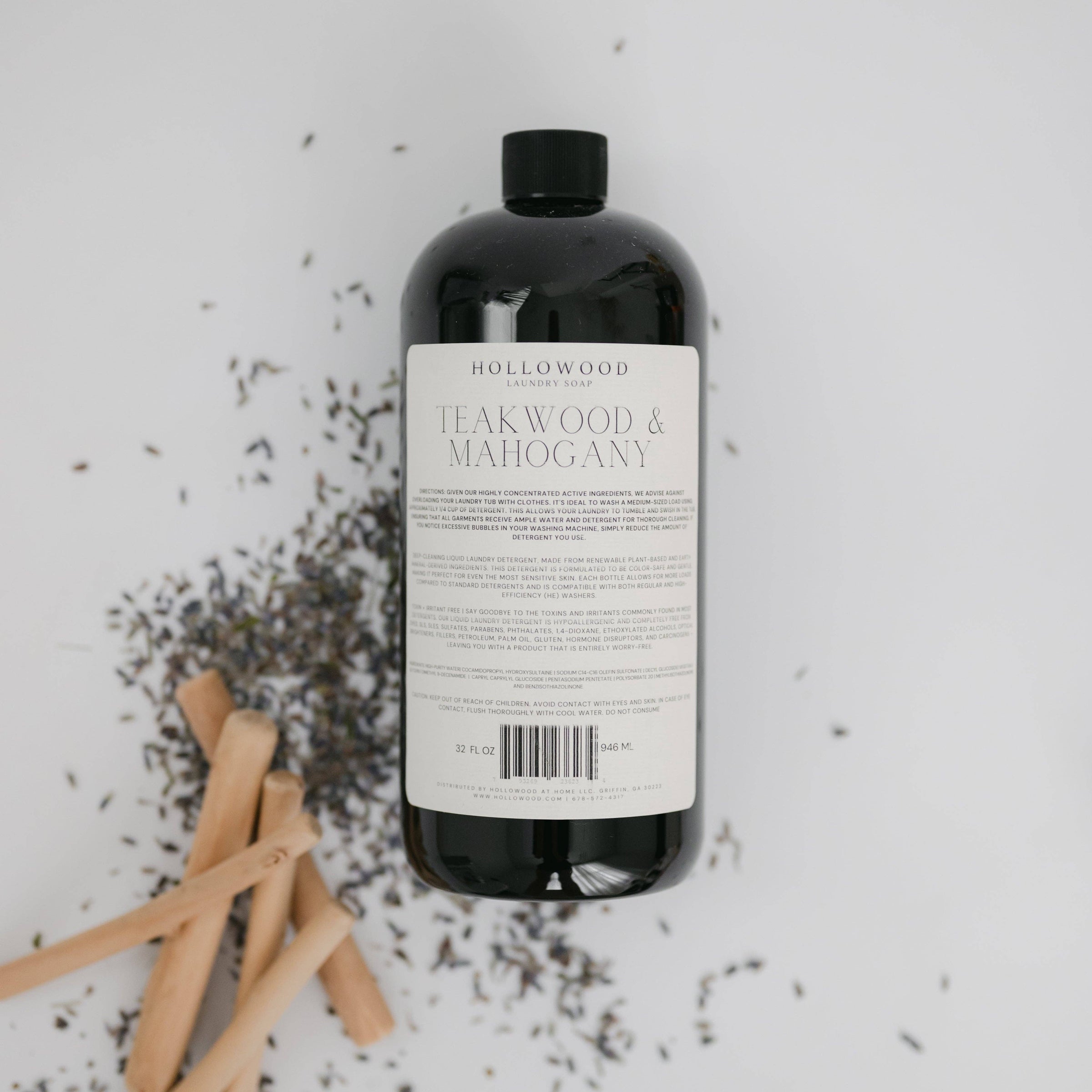 Teakwood & Mahogany- Luxury Liquid Laundry Soap- 16 Ounces