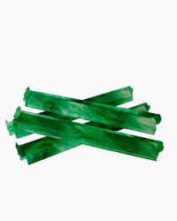 Green Mahjong Rack & Pusher Set on a white background