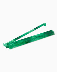 Green Mahjong Rack & Pusher Set on a white background