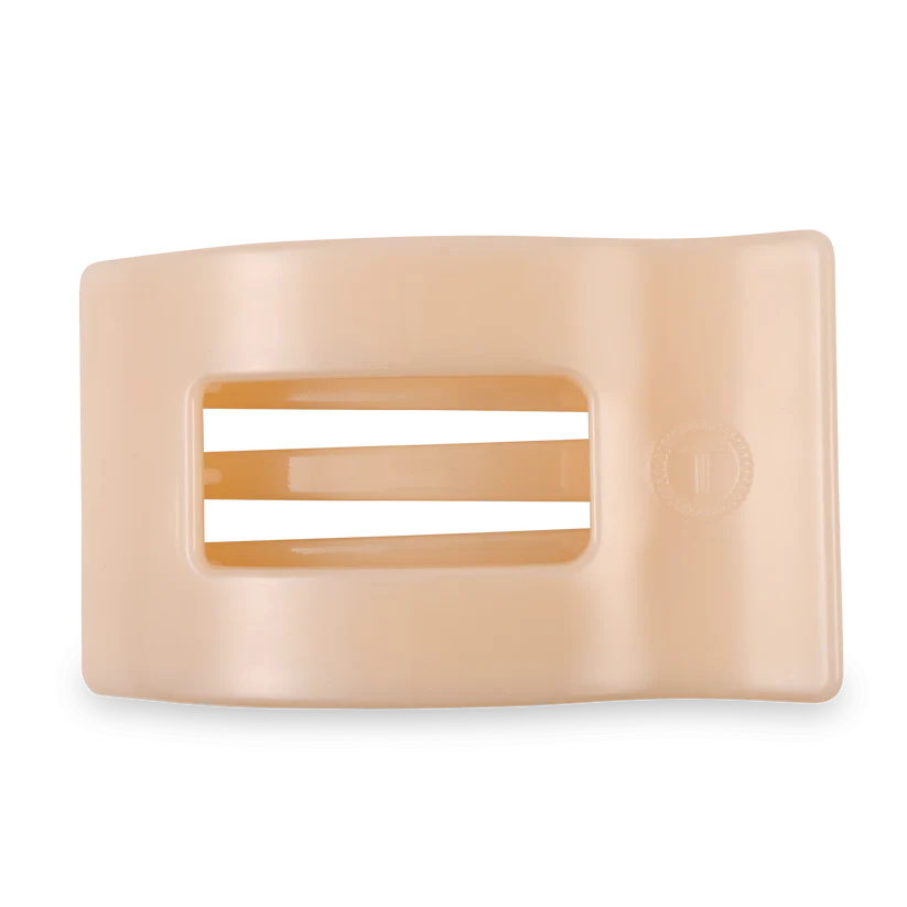 Large Flat Rectangle Teletie Clips