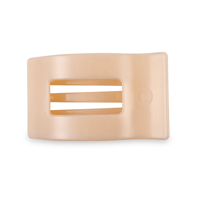 Medium Flat Rectangle Teletie Clips