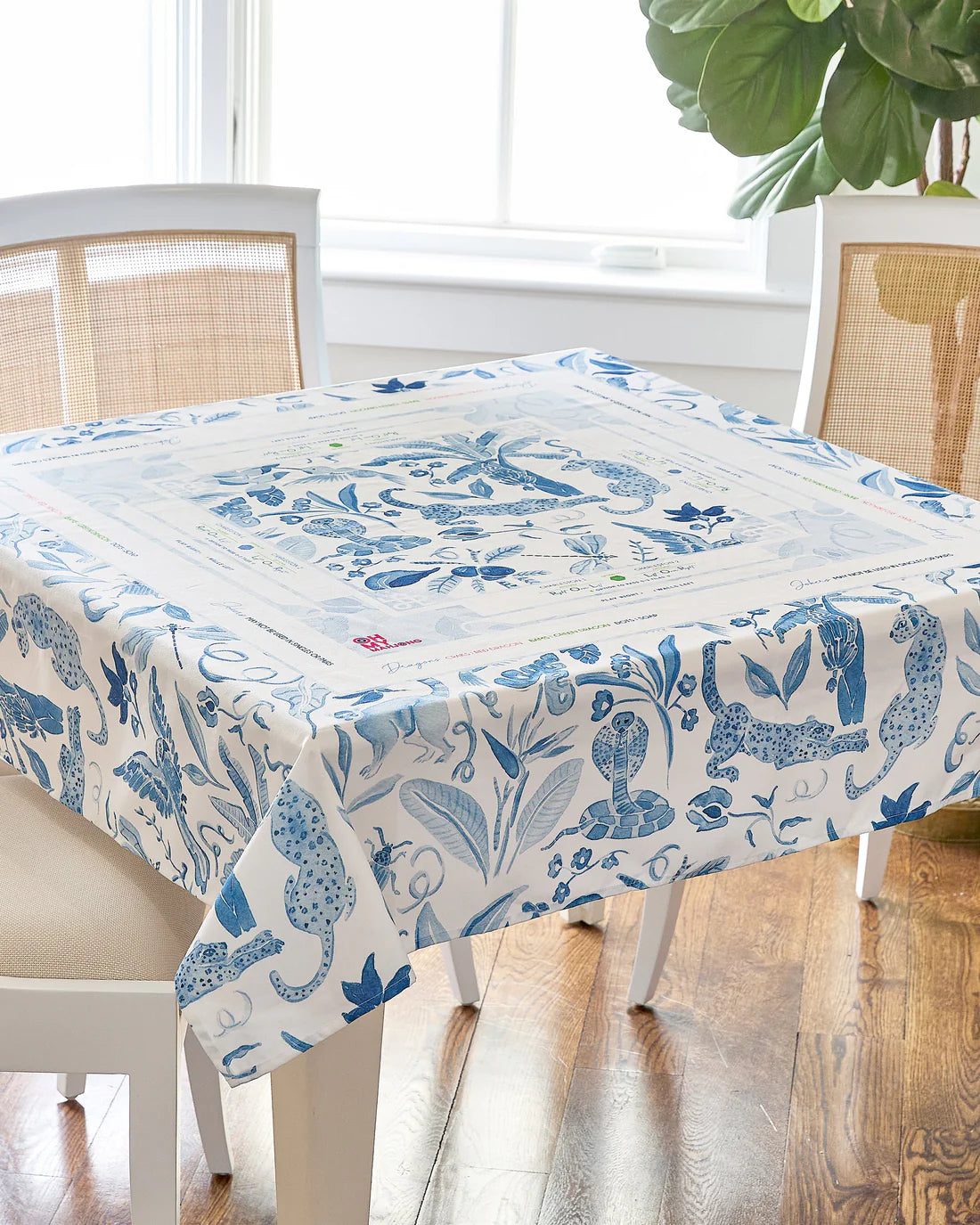 Oh My Mahjong Instructional Tablecloth