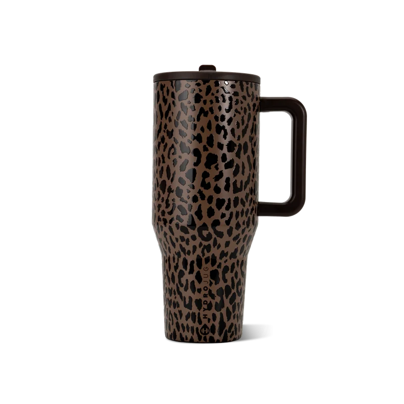 HydroJug 40oz Traveler Tumbler - Brown Leopard